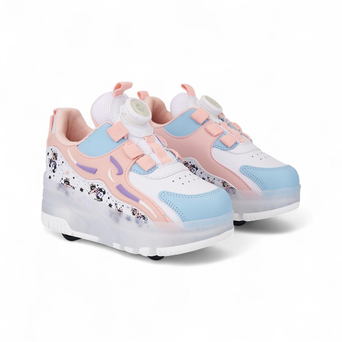 Roll Step Işıklı Patenli Tekerlekli Spor Ayakkabı