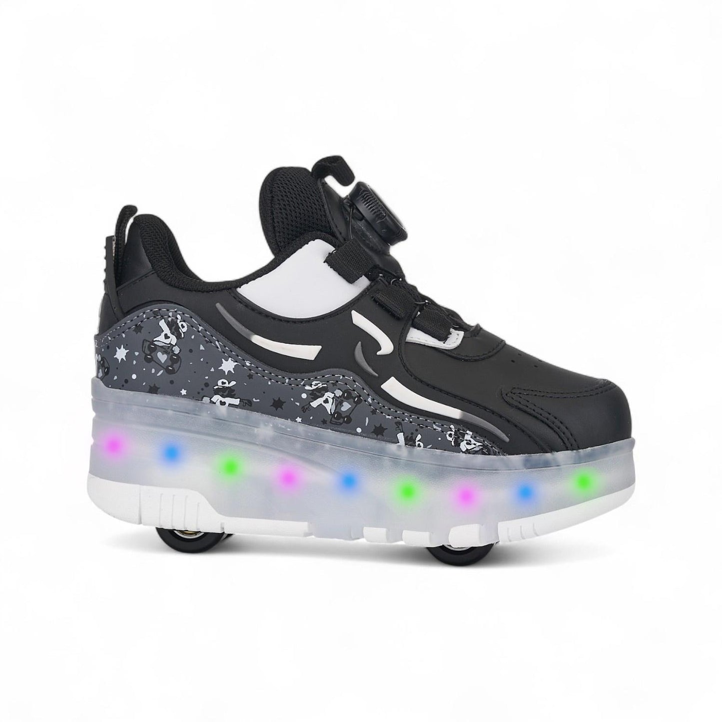 Roll Step Işıklı Patenli Tekerlekli Spor Ayakkabı